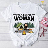 Personalized I'm A Simple Woman Tshirt Printed 22JAN-HQ12