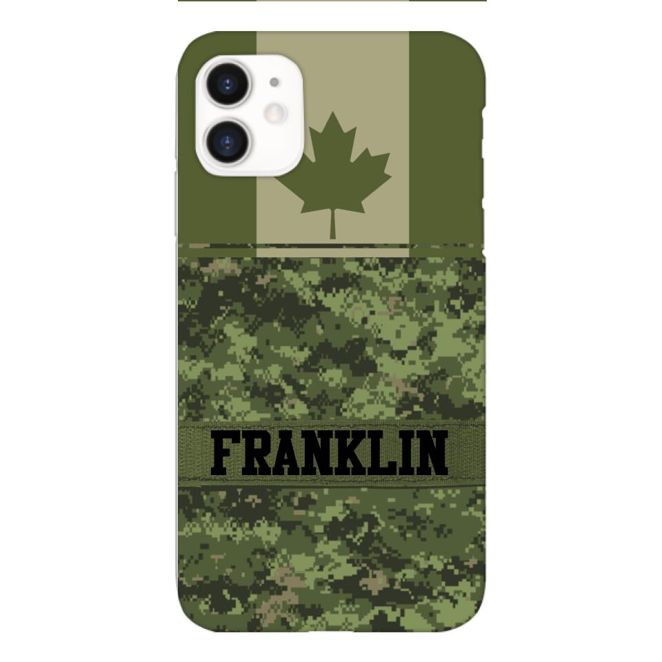 Personalized Canadian Camo Phone Case Printed 22MAR-DT07
