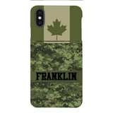 Personalized Canadian Camo Phone Case Printed 22MAR-DT07