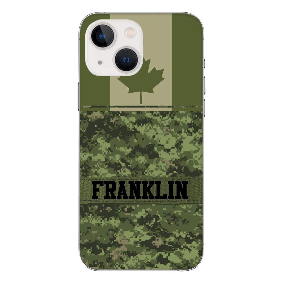 Personalized Canadian Camo Phone Case Printed 22MAR-DT07