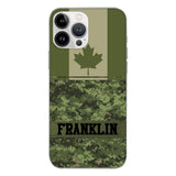 Personalized Canadian Camo Phone Case Printed 22MAR-DT07
