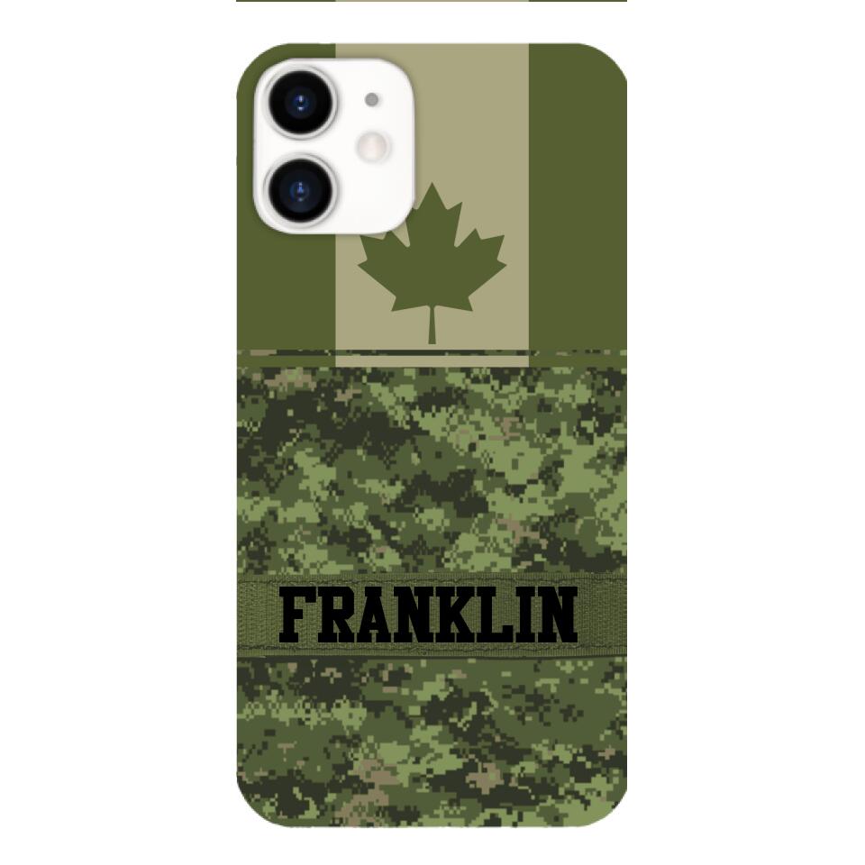 Personalized Canadian Camo Phone Case Printed 22MAR-DT07