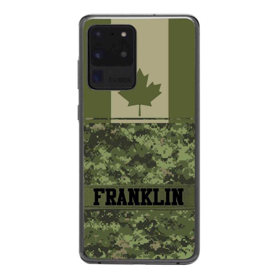 Personalized Canadian Camo Phone Case Printed 22MAR-DT07