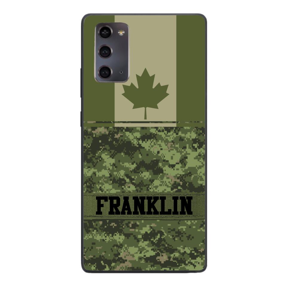 Personalized Canadian Camo Phone Case Printed 22MAR-DT07