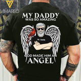 PERSONALIZED MY DADDY WAS SO AMAZING BLACK TSHIRT 22MAR-HC07