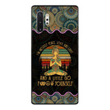 PERSONALIZED I'M MOSTLY PEACE, LOVE AND LIGHT AND A LITTLE GO FUCK YOURSELF YOGA GIRL PHONECASE VHDT0903