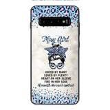 PERSONALIZED MAY GIRL A MOUTH SHE CAN'T CONTROL PHONECASE QTHC1003