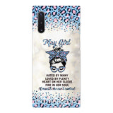 PERSONALIZED MAY GIRL A MOUTH SHE CAN'T CONTROL PHONECASE QTHC1003