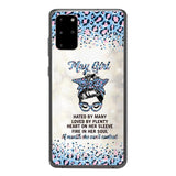 PERSONALIZED MAY GIRL A MOUTH SHE CAN'T CONTROL PHONECASE QTHC1003