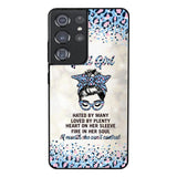 PERSONALIZED APRIL GIRL A MOUTH SHE CAN'T CONTROL PHONECASE QTHC1003