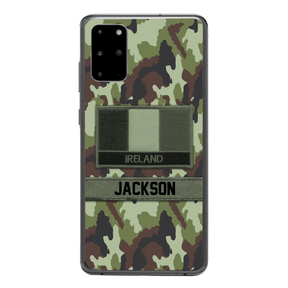 Personalized Irish Soldier Camo Phone Case Printed 22MAR-MQ11