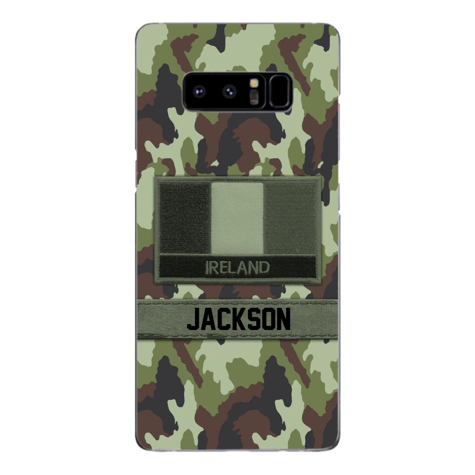 Personalized Irish Soldier Camo Phone Case Printed 22MAR-MQ11
