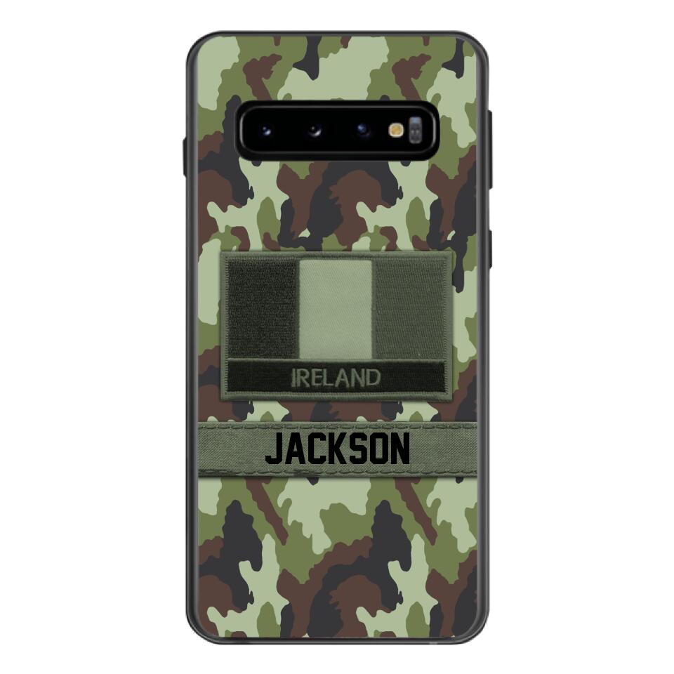 Personalized Irish Soldier Camo Phone Case Printed 22MAR-MQ11