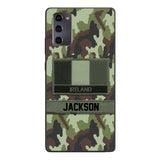 Personalized Irish Soldier Camo Phone Case Printed 22MAR-MQ11