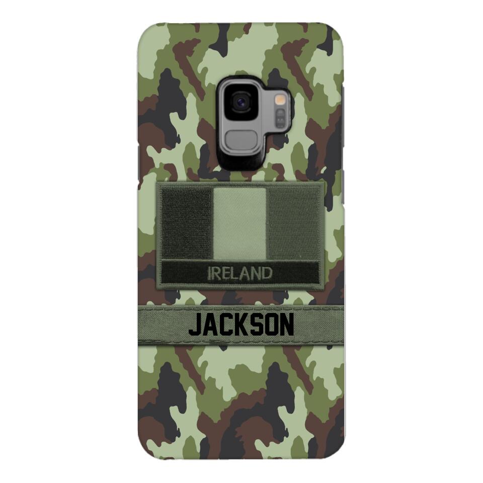 Personalized Irish Soldier Camo Phone Case Printed 22MAR-MQ11