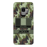 Personalized Irish Soldier Camo Phone Case Printed 22MAR-MQ11