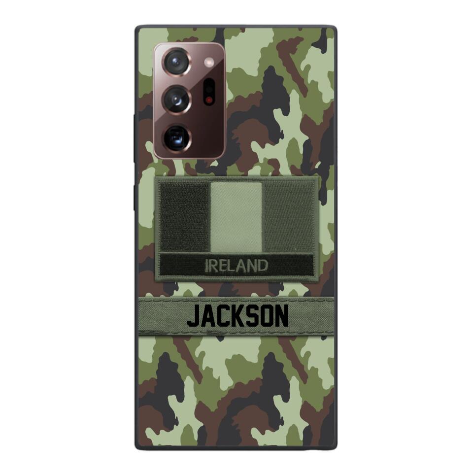 Personalized Irish Soldier Camo Phone Case Printed 22MAR-MQ11