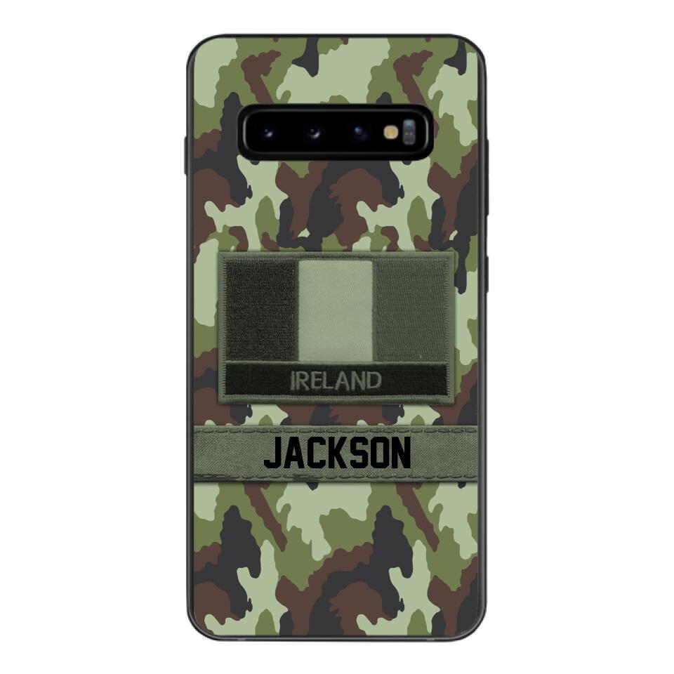 Personalized Irish Soldier Camo Phone Case Printed 22MAR-MQ11
