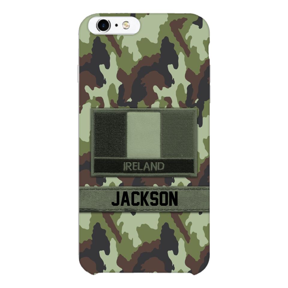 Personalized Irish Soldier Camo Phone Case Printed 22MAR-MQ11