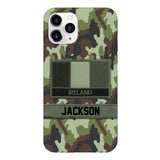 Personalized Irish Soldier Camo Phone Case Printed 22MAR-MQ11