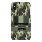 Personalized Irish Soldier Camo Phone Case Printed 22MAR-MQ11