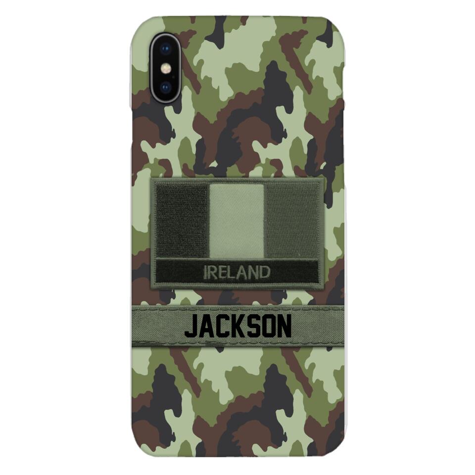 Personalized Irish Soldier Camo Phone Case Printed 22MAR-MQ11