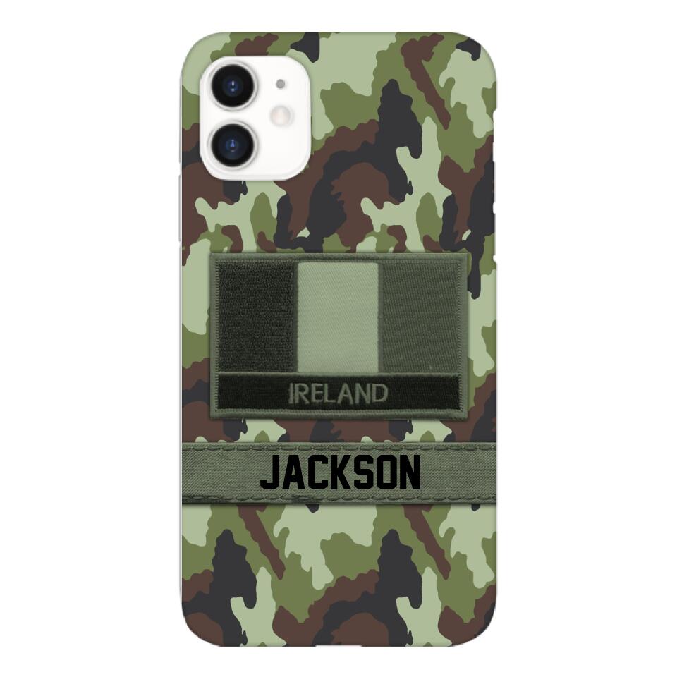 Personalized Irish Soldier Camo Phone Case Printed 22MAR-MQ11