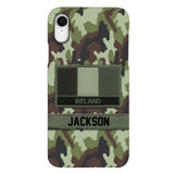 Personalized Irish Soldier Camo Phone Case Printed 22MAR-MQ11