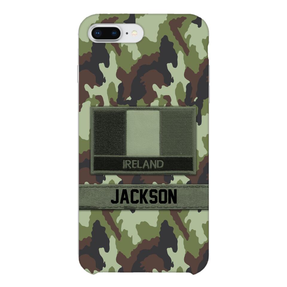 Personalized Irish Soldier Camo Phone Case Printed 22MAR-MQ11