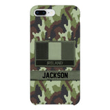 Personalized Irish Soldier Camo Phone Case Printed 22MAR-MQ11