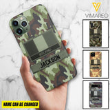 Personalized Irish Soldier Camo Phone Case Printed 22MAR-MQ11