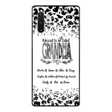 Personalized Blessed To Be Called Grandma Kid Name Phonecase DMVQ1503