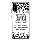 Personalized Blessed To Be Called Grandma Kid Name Phonecase DMVQ1503