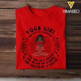 DH Personalized Yoga Girl Tshirt Printed HQ15