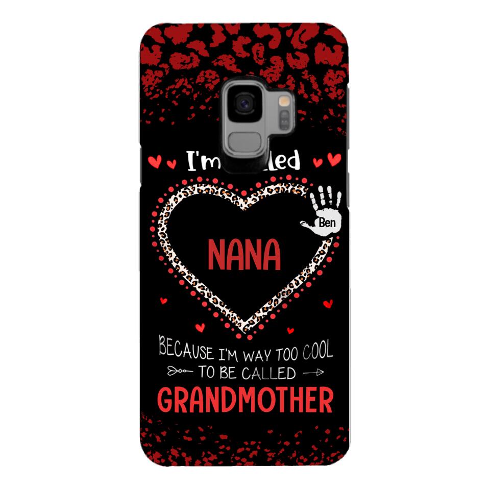 I'm called be nana Phonecase T3Q
