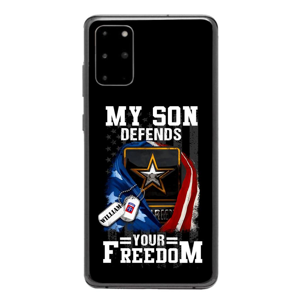 My son defends freedom Phonecase 3T