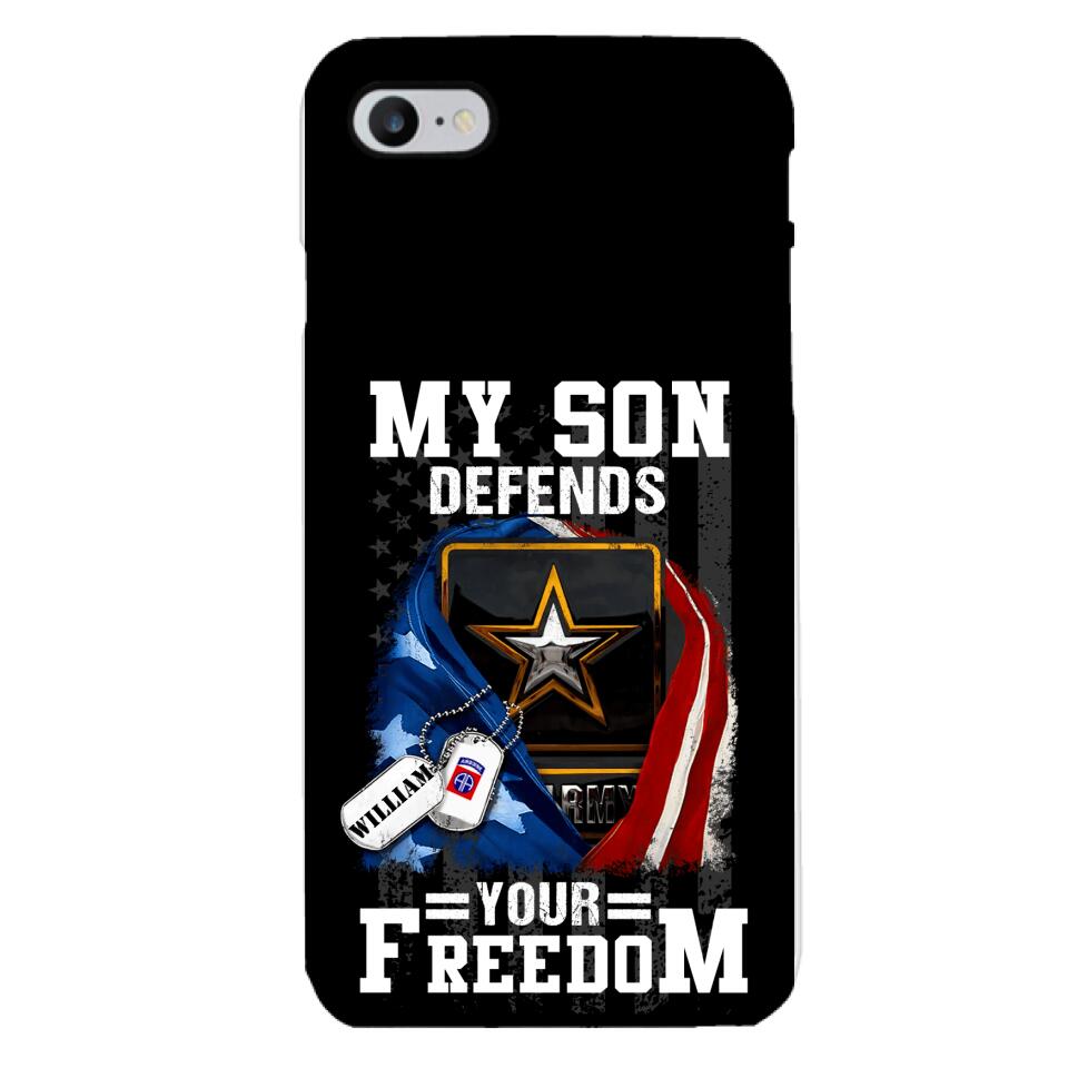 My son defends freedom Phonecase 3T