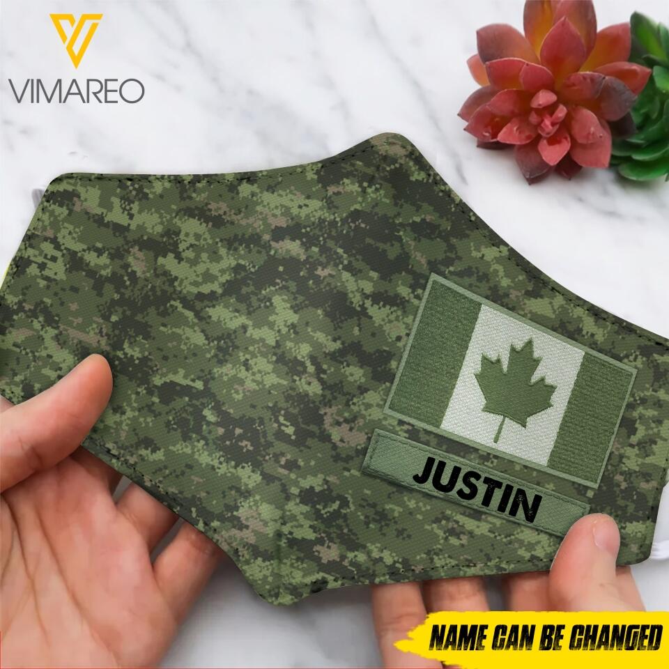 Personalized Canadian Soldier Normal Mask Printed 22MAR-LN16