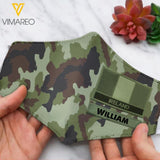 Personalized Irish Soldier Normal Mask Printed 22MAR-LN16