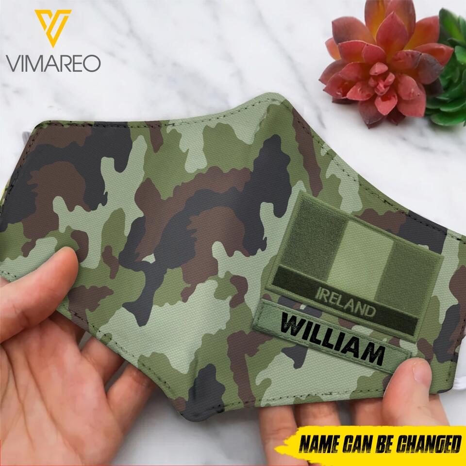 Personalized Irish Soldier Normal Mask Printed 22MAR-LN16