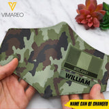 Personalized Irish Soldier Normal Mask Printed 22MAR-LN16