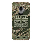 PERSONALIZED U.K VETERAN CAMO PHONECASE QTTN1803