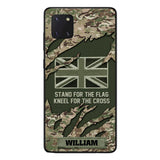 PERSONALIZED U.K VETERAN CAMO PHONECASE QTTN1803