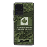 PERSONALIZED CANADIAN VETERAN CAMO PHONECASE QTTN1803