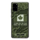 PERSONALIZED CANADIAN VETERAN CAMO PHONECASE QTTN1803