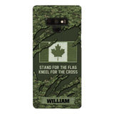 PERSONALIZED CANADIAN VETERAN CAMO PHONECASE QTTN1803