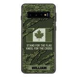 PERSONALIZED CANADIAN VETERAN CAMO PHONECASE QTTN1803