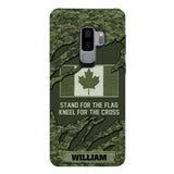 PERSONALIZED CANADIAN VETERAN CAMO PHONECASE QTTN1803