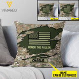 PERSONALIZED U.S VETERAN CAMO PILLOW QTTQ1903