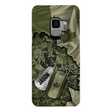 Personalized Canadian Soldier Camo Phone Case Printed 22MAR-DT19
